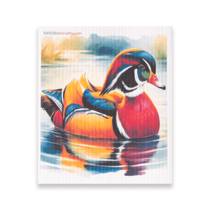Eco-Friendly Swedish Dishcloths - Mixed Ducks Set of 3 (Paper Towel Replacements, One of Each Design) - SWEDEdishcloths.com