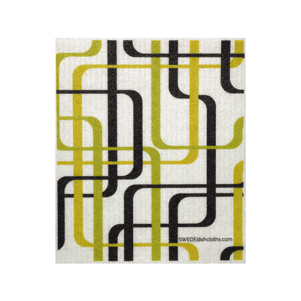 Modern Lines One Swedish Dishcloth