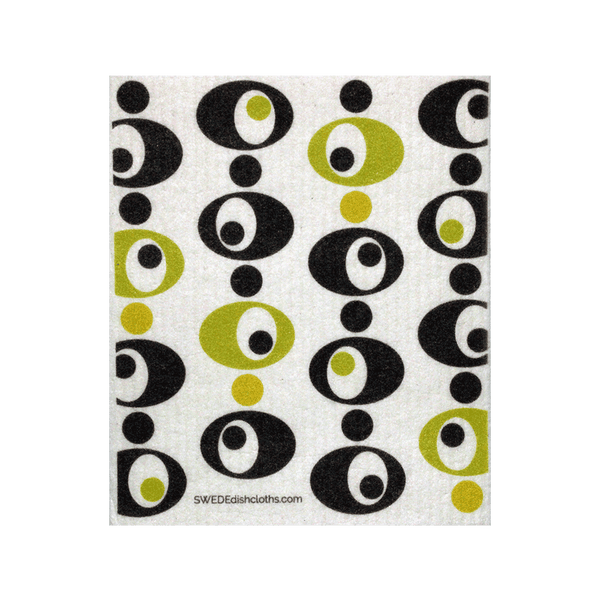 Modern Circles One Swedish Dishcloth