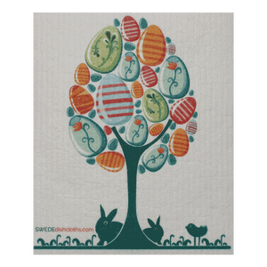Easter Egg Tree One Swedish Dishcloth