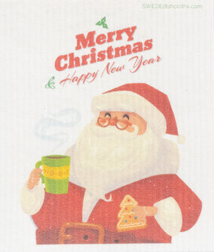 Christmas Mixed Santa Set of 3 (One of each design) Paper Towel Replacements | Swededishcloths