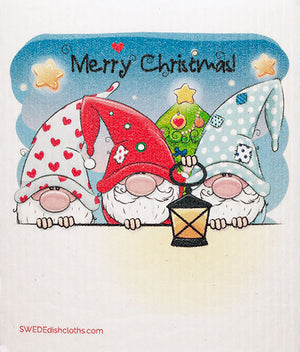 Christmas Gnomes Set of 3 (One of each design) Paper Towel Replacements | Swededishcloths