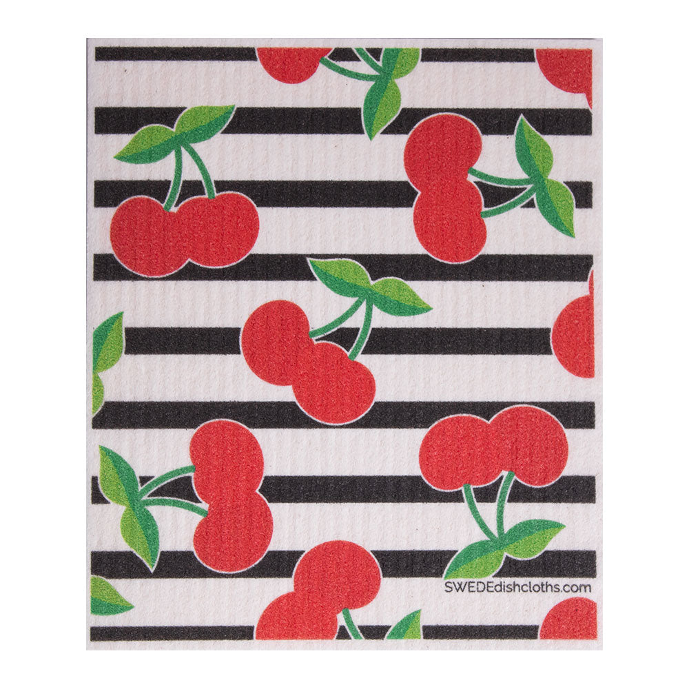 Swedish Dishcloth (Cherry Collage) Single Paper Towel Replacement | Swededishcloths