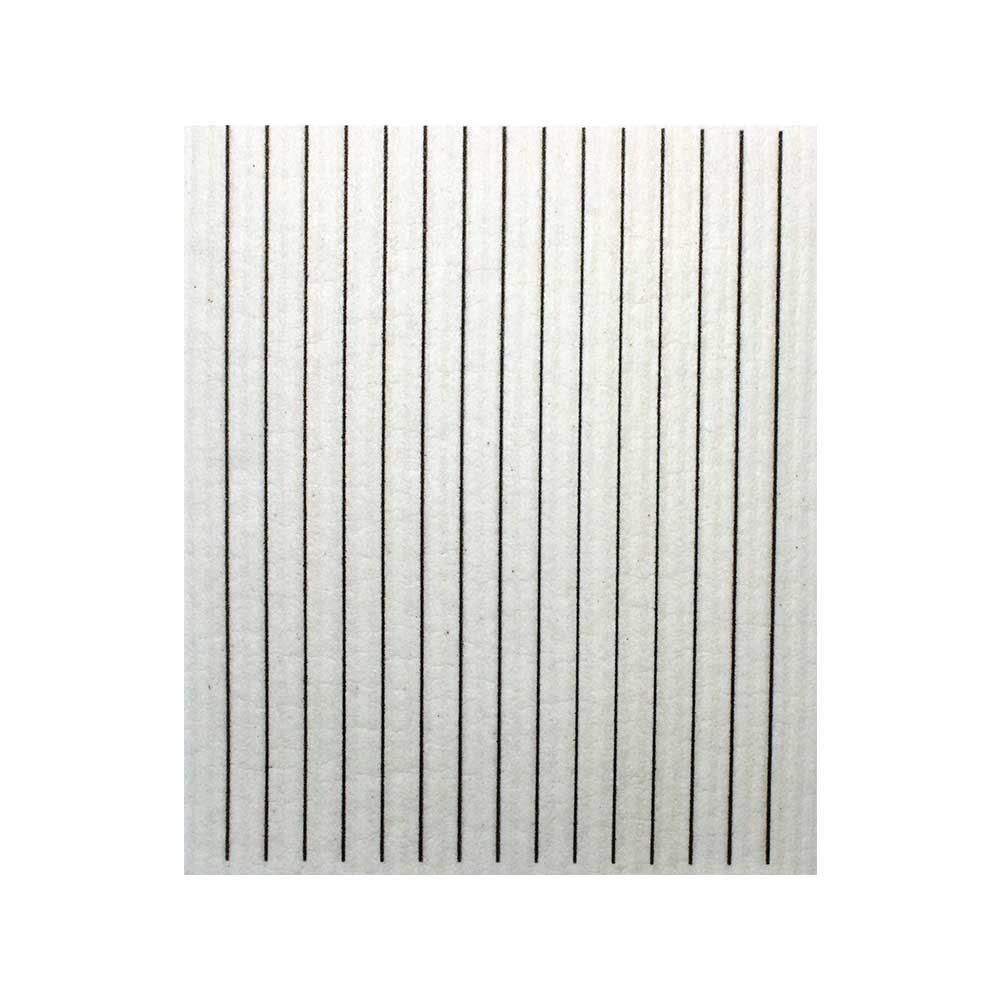 B&W Line Pattern One cloth Swedish Dishcloths | ECO Friendly Absorbent Cleaning Cloth