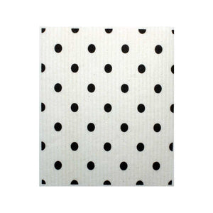 B&W Large Ellipse Swedish Dishcloth: Eco-Friendly, Reusable, Super Absorbent | SWEDEdishcloths