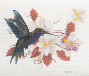 Swedish Dishcloth Mixed Hummingbirds Set of 3 Sponge cloths