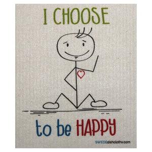 Stickman Sayings One Swedish Dishcloths | Eco Friendly Absorbent Cleaning Cloth | Reusable Cleaning Wipes - 1