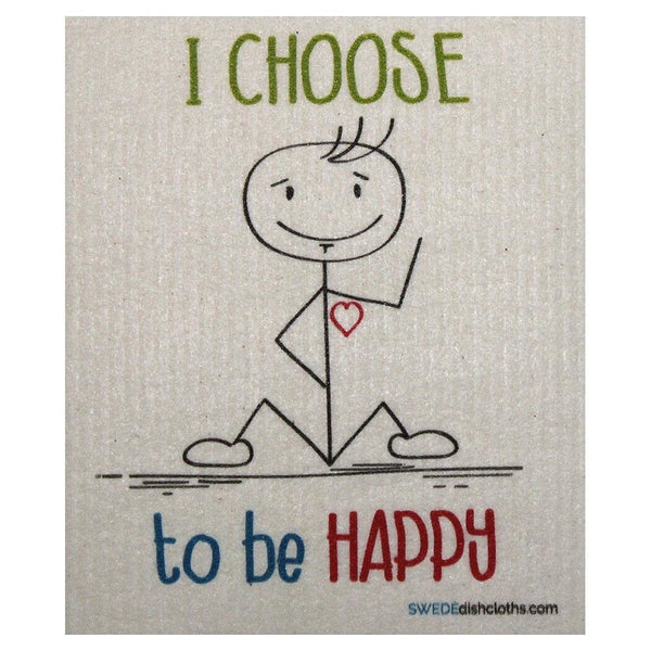 Stickman Sayings One Swedish Dishcloths | Eco Friendly Absorbent Cleaning Cloth | Reusable Cleaning Wipes - 1