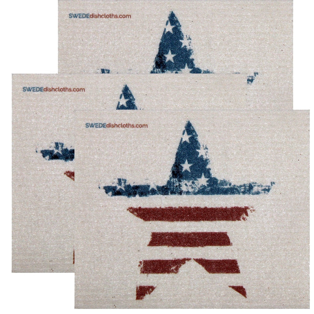 Swedish Dishcloth Set of 3 each Swedish Dishcloths American Star Design