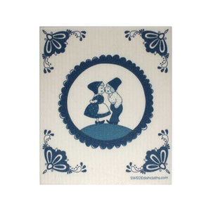 Swedish Dishcloths "Dutch Kissing" One Dishcloth | ECO Friendly Reusable Absorbent Cleaning Cloth - SWEDEdishcloths.com