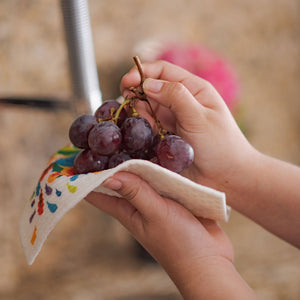 Swedish Dishcloths "Fall Boots" One Dishcloth | ECO Friendly Reusable Absorbent Cleaning Cloth - SWEDEdishcloths.com